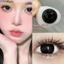 Kính áp tròng DREAMOON Nature Black có viền tự nhiên, size vừa (Tặng Khay Gương)