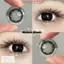 Kính áp tròng DREAMOON Nature Black có viền tự nhiên, size vừa (Tặng Khay Gương)