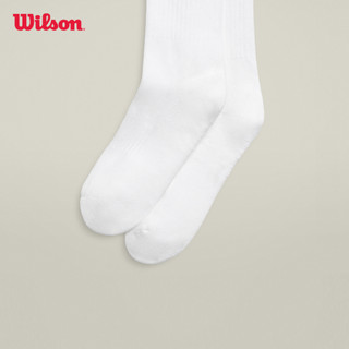 Wilson Unisex Crew W Logo Socks Tất Thể Thao WU00126531WT1