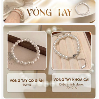 [NgocDaisy] N384 vòng tay hạt Ngọc, vòng tay hạt ngọc trai nhân tạo đá nhiều kích cỡ kiểu dáng xinh xắn cho nữ