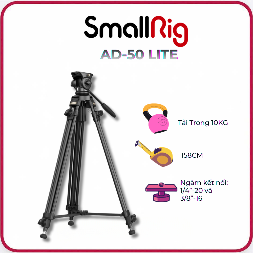 Tripod video SmallRig AD-50 Lite