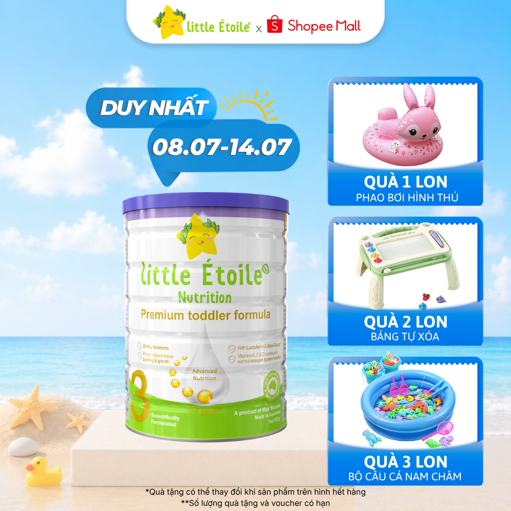 Sữa công thức Ngôi Sao Nhỏ Little Étoile số 3 phát triển toàn diện 800g