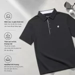 Áo Polo Nam Livan Sport Xanh Đen LV26S04M240 - Co Giãn, Mềm Mại Thoải Mái Vận Động, Mặc Đi Chơi, Tập Thể Thao — ảnh 3