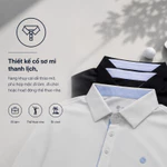 Áo Polo Nam Phối Cổ Livan LV26S04M240 Mềm Mại, Co Giãn, Đứng Form Đa Ứng Dụng — ảnh 5