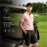 Áo Polo Nam Phối Cổ Livan LV26S04M240 Mềm Mại, Co Giãn, Đứng Form Đa Ứng Dụng — ảnh 2