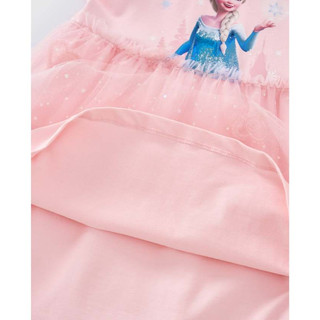 Đầm váy voan ngắn tay Elsa Disney bé gái Rabity 550.125