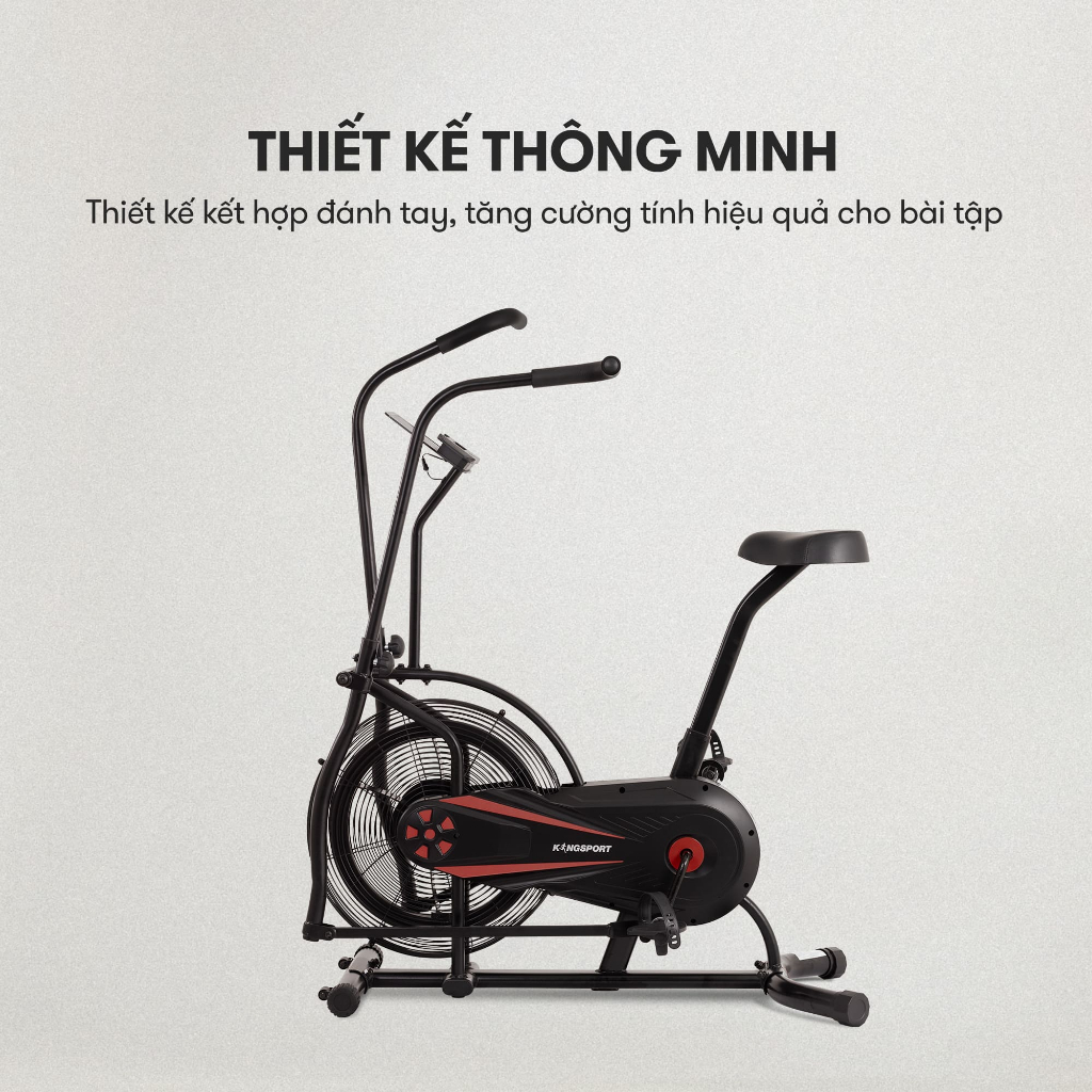 CHỈ GIAO MIỀN NAM | Xe đạp tập KINGSPORT E-10 chất liệu cao cấp, vận hành bền bỉ, đồng hồ thông minh