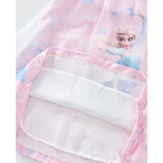 Đầm thun ngắn tay Elsa bé gái Disney Rabity 550.135