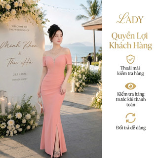 Đầm Dạ Hội Đỏ Lưới Kết Cườm, Bắt Sáng, Tôn Dáng, Sang Trọng, váy dạ hội trung niên, M102