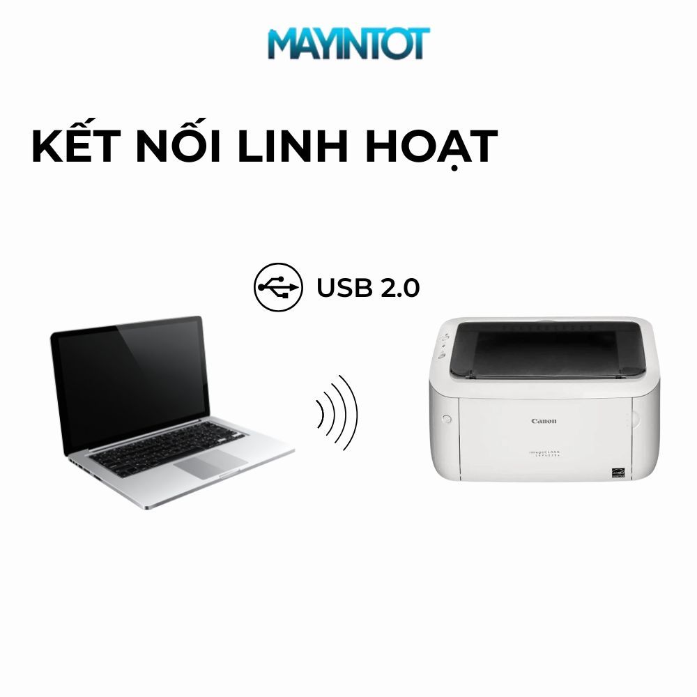 Máy In Laser Đen Trắng Canon LBP6030 - Tốc Độ Cao, Tiết Kiệm Năng Lượng, Kết Nối USB | Máy In Giá Tốt