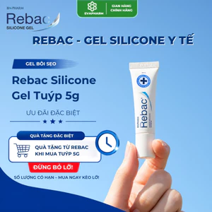 Rebac Gel Silicone Y Tế Ngăn Ngừa Sẹo – Giảm Sẹo Lồi, Sẹo Thâm, Sẹo Sau Phẫu Thuật (Tuýp 5g)