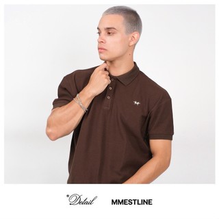 Áo thun Polo MMESTLINE "ASTRA" form Boxy vải cá sấu lục giác đẹp