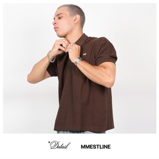 Áo thun Polo MMESTLINE "ASTRA" form Boxy vải cá sấu lục giác đẹp