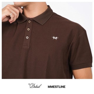 Áo thun Polo MMESTLINE "ASTRA" form Boxy vải cá sấu lục giác đẹp