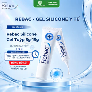 Rebac Gel Silicone Y Tế Ngăn Ngừa & Làm Mờ Sẹo Hiệu Quả, Hỗ Trợ Phục Hồi Da Sau Tổn Thương
