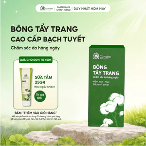 Bông tẩy trang làm sạch da hộp 30g sạch sâu mềm mịn Cỏ Mềm