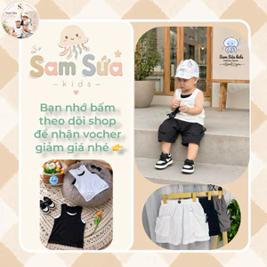 {HÀNG SẴN}🔥 SET BỘ ÁO BA LỖ - QUẦN GIÓ ĐÙI BÉ TRAI/UNISEX