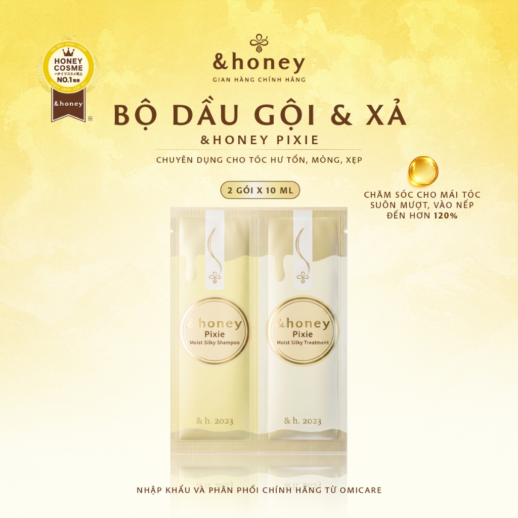 Gói Dầu Gội - Xả Dưỡng Tóc Chuyên Biệt &HONEY