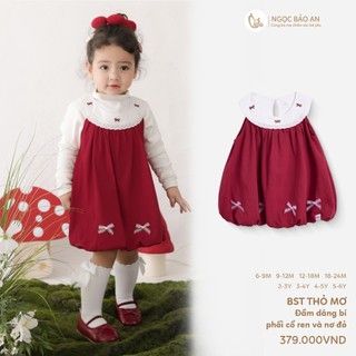 NBAN (6M-6Y) Đầm thời trang bé gái Thỏ Mơ, Váy xinh dễ thương cho bé mặc đi chơi-THOMO8.25