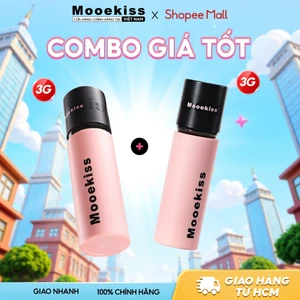 Combo 2 Son Lì Mooekiss V15 Che Khuyết Điểm Môi Xỉn Màu, Tôn Da Sáng Bừng Phù Hợp Da Châu Á (3gx2)