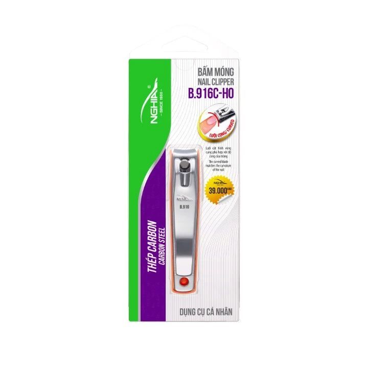 Bấm Móng Kềm Nghĩa B901,B916 C-H0: Lưỡi Bằng Bản Lớn (Inox), Bền Lâu Dài. Thiết Kế Thuận Tay Châu Á.
