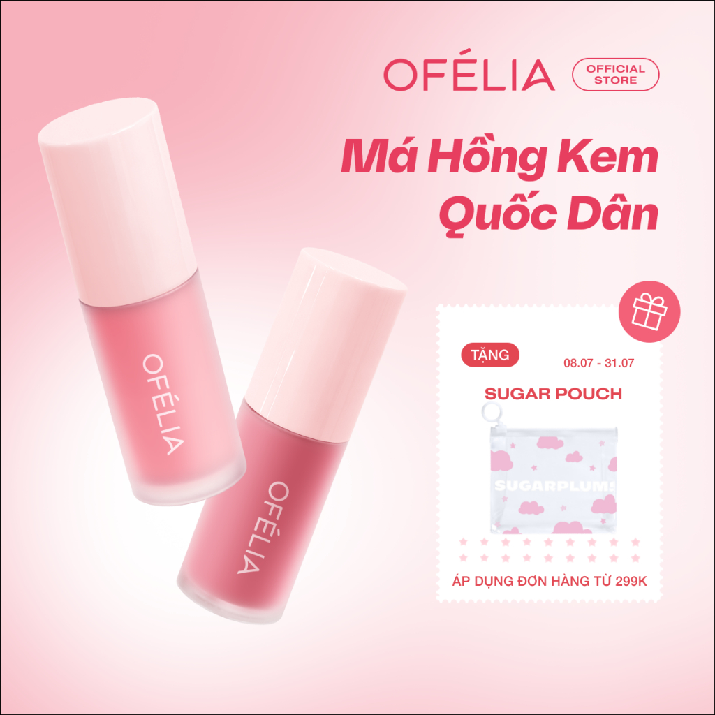 [HANNAH x OFÉLIA] Má Hồng Kem OFÉLIA Lolli Liquid Blush (4.6g)