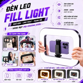 Đèn Led VUASI YM200 Trợ Sáng Vòng Cầm Tay Chụp Ảnh Livestream - 3 Chế Độ Sáng Tiện Lợi Tích Điện