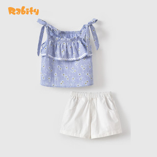 Bộ quần áo ngắn tay bé gái Rabity 959.004