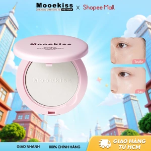 Phấn Phủ Dạng Nén Mooekiss H01 Kiềm Dầu Vượt Trội, Khóa Nền Mờ Lỗ Chân Lông Nhẹ Tênh (9g)
