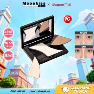Bảng Tạo Khối 3 Màu Mooekiss Mini Định Hình Góc Cạnh Tự Nhiên, Kiềm Dầu Kháng Mồ Hôi 9g