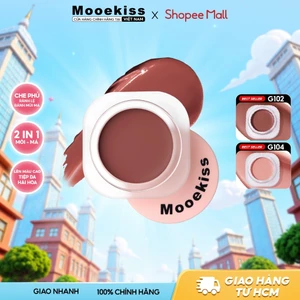 Phấn má hồng Mooekiss rạng rỡ tự nhiên làm sáng và tạo khối Dễ sử dụng không thấm nước G101 5g