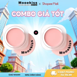 Combo 2 Phấn má hồng Mooekiss rạng rỡ tự nhiên làm sáng và tạo khối Dễ sử dụng không thấm nước giữ màu 12 giờ G101