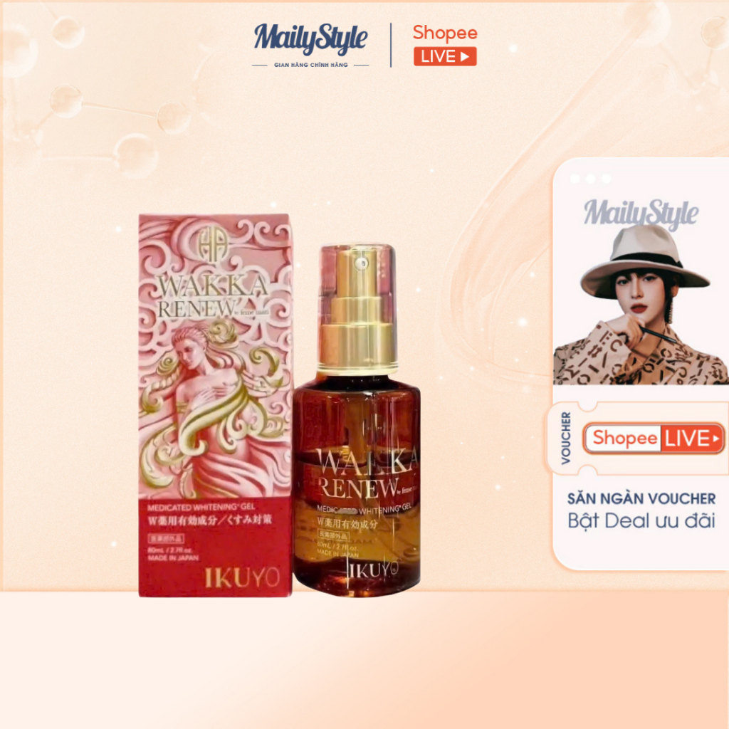 A06_Serum hỗ trợ giảm thâm Wakka Renew 80ml của Nhật Bản