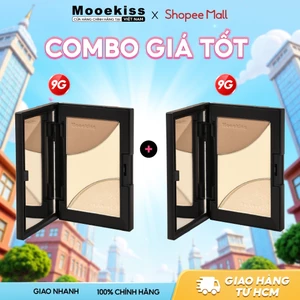Combo 9G Bảng phấn tạo khối ba màu Mooekiss làm đều màu da chống mồ hôi và kiểm soát dầu bản mini