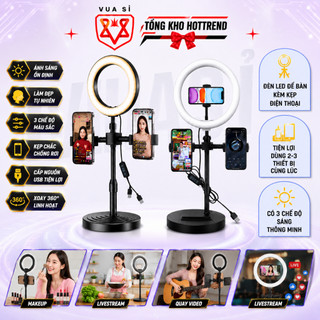 Đèn LED Để Bàn VUASI Size 16Cm, 26Cm Chuyên Hỗ Trợ Ánh Sáng, Bán Hàng,Make Up, Chụp Ảnh, Quay Video