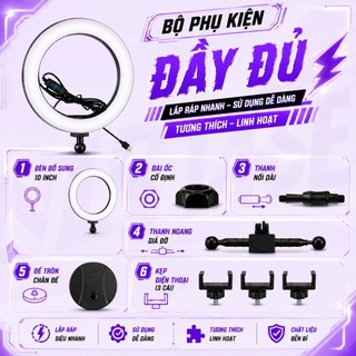 Đèn LED Để Bàn VUASI Size 16Cm, 26Cm Chuyên Hỗ Trợ Ánh Sáng, Bán Hàng,Make Up, Chụp Ảnh, Quay Video