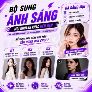 Đèn LED Để Bàn VUASI Size 16Cm, 26Cm Chuyên Hỗ Trợ Ánh Sáng, Bán Hàng,Make Up, Chụp Ảnh, Quay Video