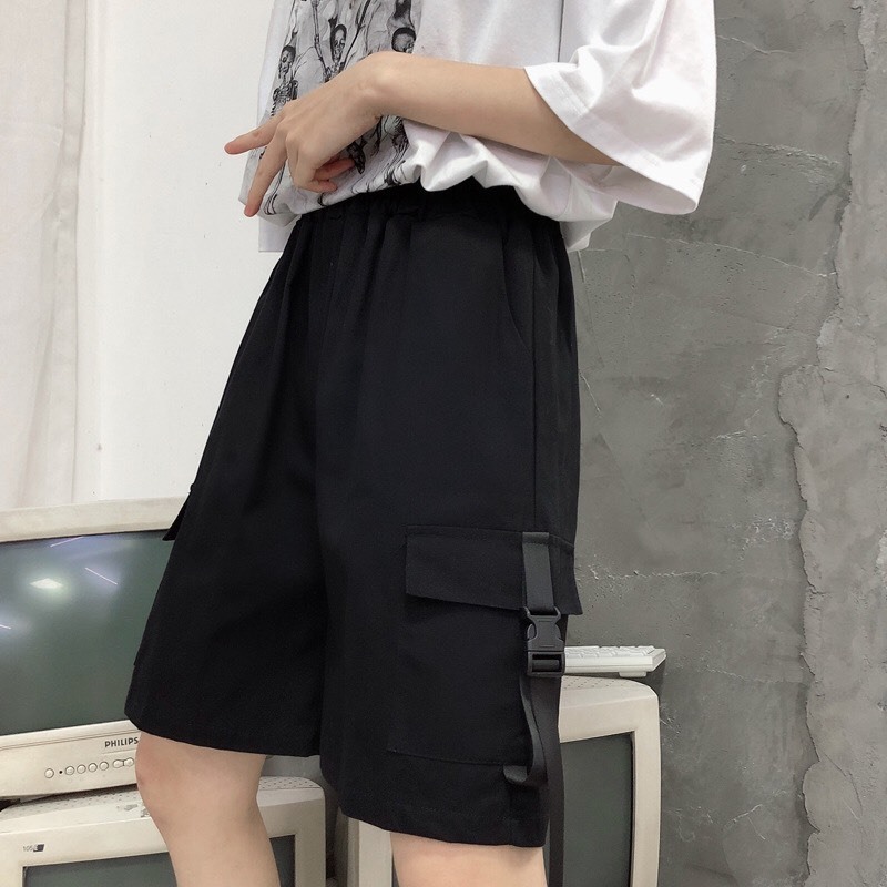 Quần short nam ngắn chất liệu kaki co giãn phong cách trẻ trung, cá tính 2 màu UNISEX