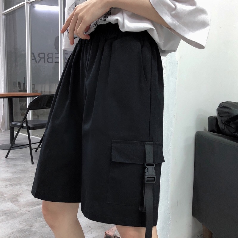 Quần short nam ngắn chất liệu kaki co giãn phong cách trẻ trung, cá tính 2 màu UNISEX
