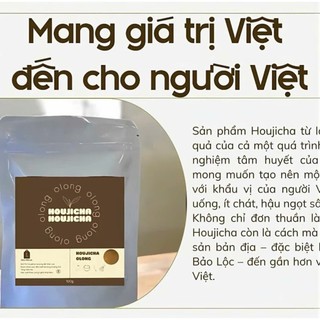 Bột Houjicha Tăng Vĩnh An - Trà Ô Long Rang Thủ Công - Đóng gói dạng Lon Và Túi