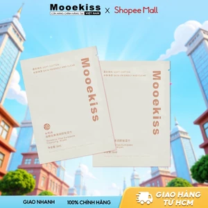Khăn tẩy trang Mooekiss Không gây kích ứng làm sạch sâu thuận tiện 6ml