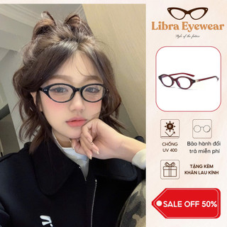 [MUA 1 TẶNG 1 PHỤ KIỆN] Mắt kính thời trang Libra Eyewear dành cho nam nữ có thể thay tròng cận