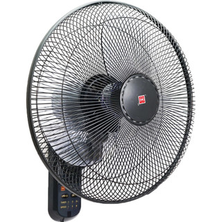 Quạt Treo Tường KDK M40M(BK) - Remote Điều Khiển, Hẹn Giờ 6H, Motor Bạc Đạn, Cánh 40cm, Màu Đen - Bảo hành 24 Tháng