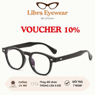 [MUA 1 TẶNG 1 PHỤ KIỆN] Mắt kính vuông nam nữ chống ánh sáng xanh Libra