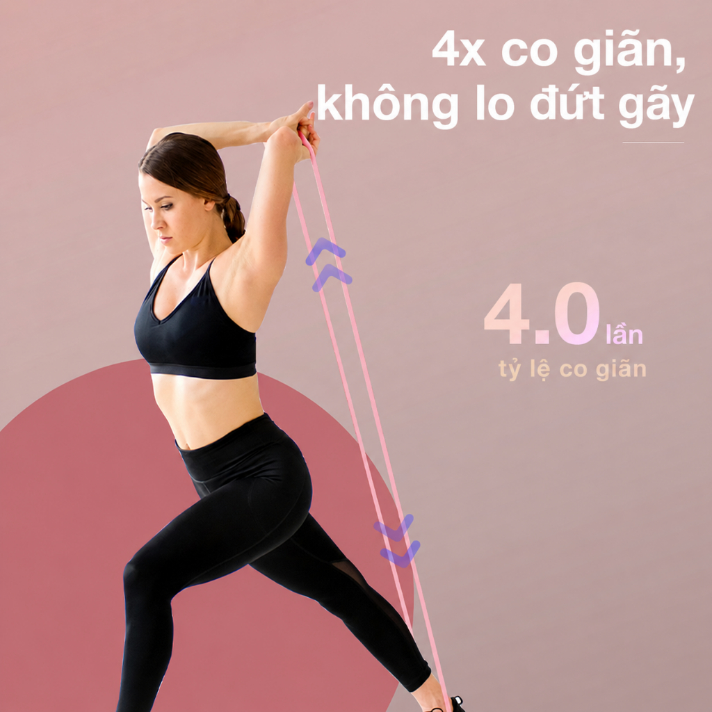 Dây Kháng Lực AGNITE Đa Năng - Dây Kháng Lực Tập Toàn Thân Hỗ Trợ Tập Luyện Thể Thao Tiện Lợi Tại Nhà