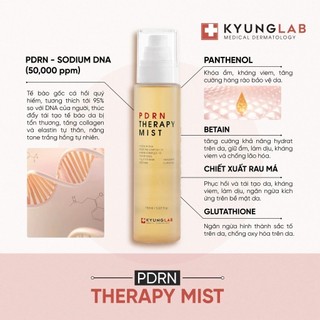 Xịt Khoáng KyungLab PDRN Therapy Mist Xịt Tinh Chất Kyunglab Ultra Light Radiance Oil Essence 100ml - Skinora Beauty