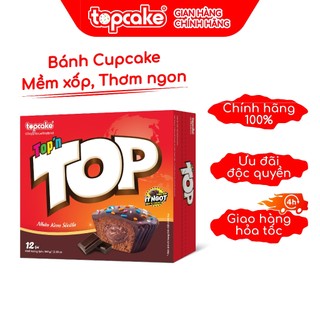 Bánh cupcake TOP'N TOP - Nhân kem sôcôla 360g