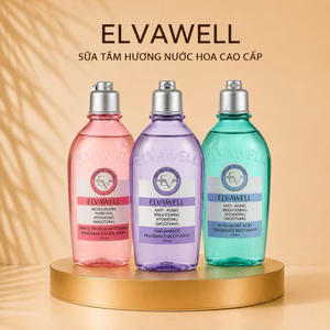 Combo 3 Sữa Tắm ELVAWELL 250ml - Hàng Chính Hãng - Hương Nước Hoa Sang Trọng- Lưu Hương Quyến Rũ