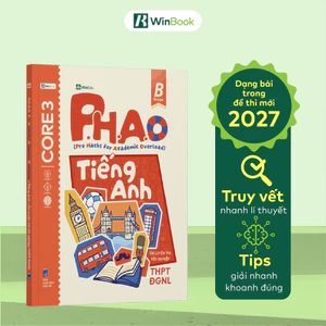 Sách P.H.A.O (Pro Hacks For Academic Overload) Tiếng Anh Ôn Thi Tốt Nghiệp THPT, ĐGNL | WinBook