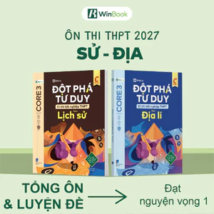 Bộ 2 cuốn sách Đột phá tư duy kì thi tốt nghiệp THPT môn Sử, Địa